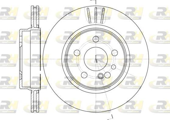 Roadhouse 6343.10 - Brake Disc autospares.lv