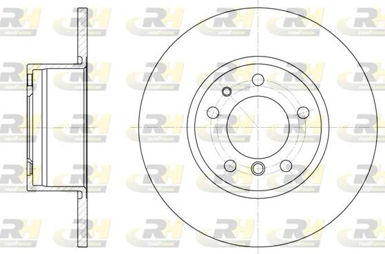 Roadhouse 6347.00 - Brake Disc autospares.lv