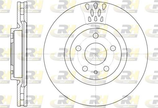 Roadhouse 6305.10 - Brake Disc autospares.lv