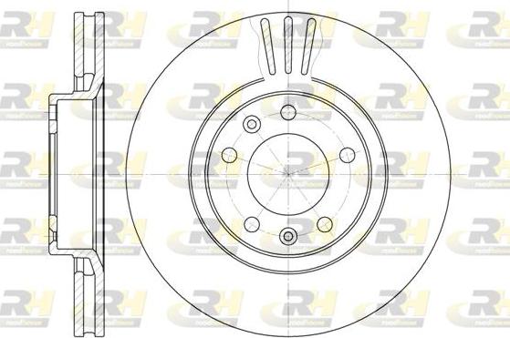 Roadhouse 6307.10 - Brake Disc autospares.lv