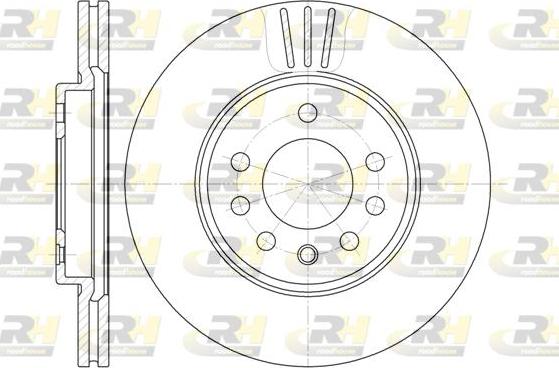 Roadhouse 6319.10 - Brake Disc autospares.lv