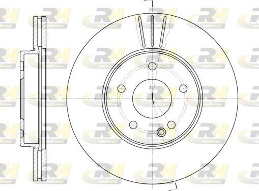 Roadhouse 6313.10 - Brake Disc autospares.lv