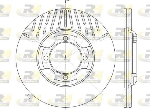 Roadhouse 6381.10 - Brake Disc autospares.lv