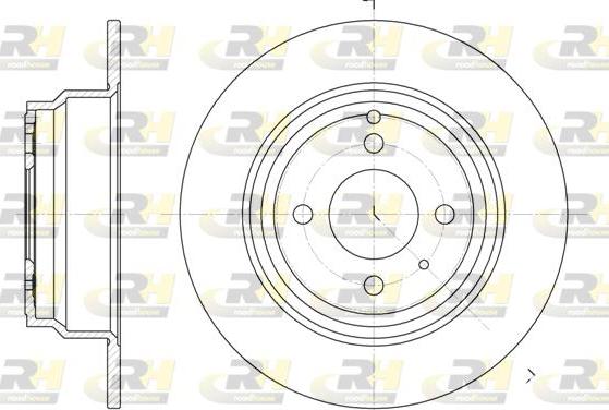 Roadhouse 6335.00 - Brake Disc autospares.lv