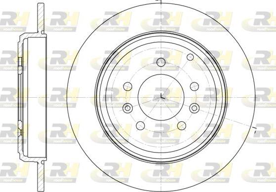 Roadhouse 6330.00 - Brake Disc autospares.lv