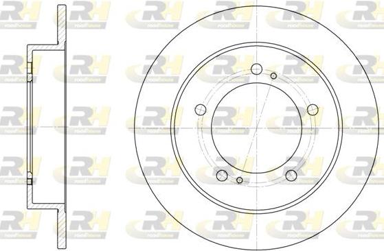 Roadhouse 6331.00 - Brake Disc autospares.lv