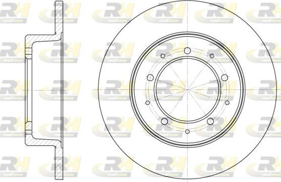 Roadhouse 6333.00 - Brake Disc autospares.lv