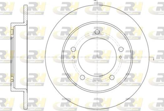 Roadhouse 6329.00 - Brake Disc autospares.lv