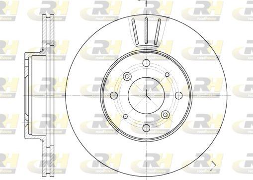 Roadhouse 6322.10 - Brake Disc autospares.lv