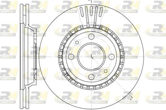 Roadhouse 6299.10 - Brake Disc autospares.lv