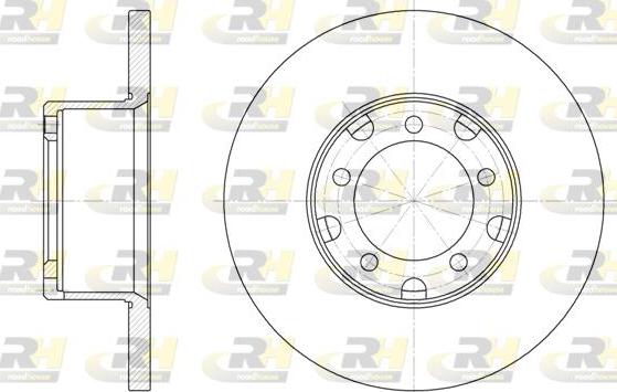 Roadhouse 6291.00 - Brake Disc autospares.lv