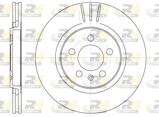 Roadhouse 6293.10 - Brake Disc autospares.lv