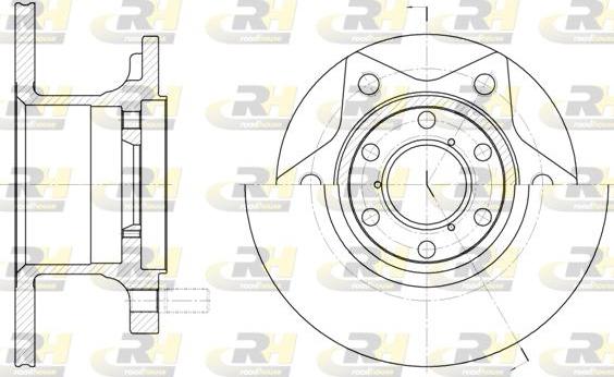 Roadhouse 6242.00 - Brake Disc autospares.lv