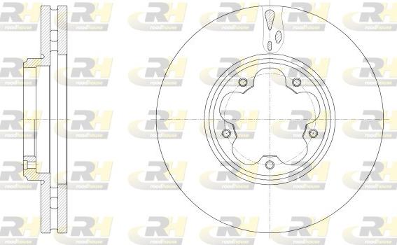 Roadhouse 62547.10 - Brake Disc autospares.lv