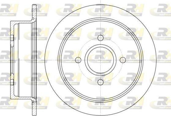 Roadhouse 6250.00 - Brake Disc autospares.lv