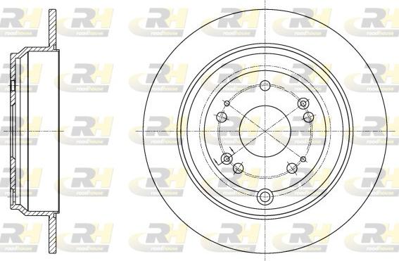 Roadhouse 62515.00 - Brake Disc autospares.lv