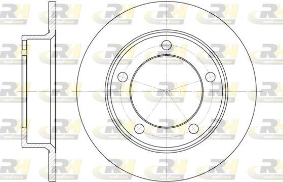 Roadhouse 6257.00 - Brake Disc autospares.lv