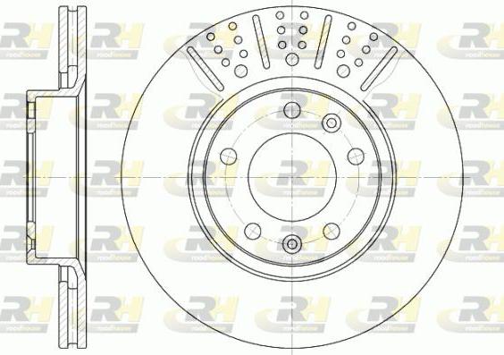 Roadhouse 6265.10 - Brake Disc autospares.lv