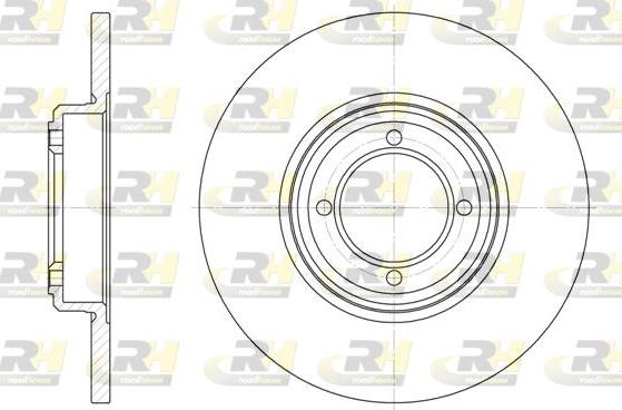 Roadhouse 6261.00 - Brake Disc autospares.lv