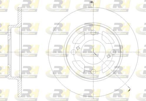 Roadhouse 62099.00 - Brake Disc autospares.lv