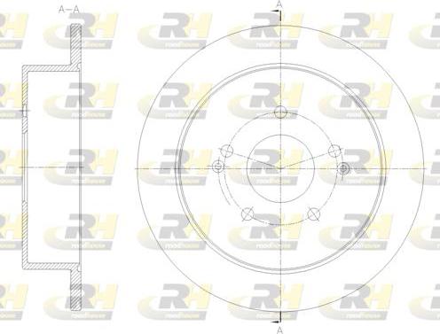 Roadhouse 62096.00 - Brake Disc autospares.lv