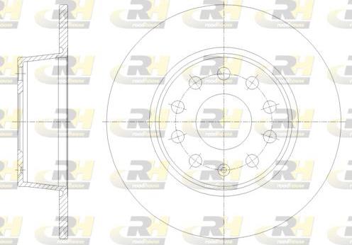 Roadhouse 62098.00 - Brake Disc autospares.lv