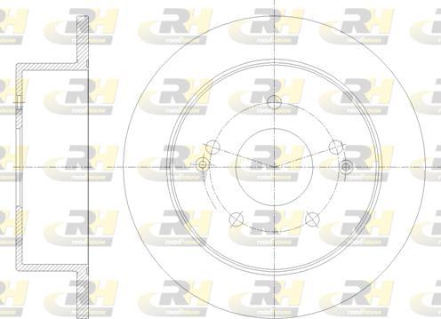 Roadhouse 62097.00 - Brake Disc autospares.lv