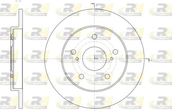 Roadhouse 62040.00 - Brake Disc autospares.lv