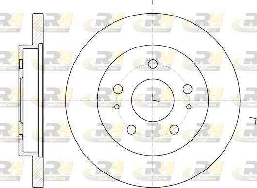 Roadhouse 62048.00 - Brake Disc autospares.lv