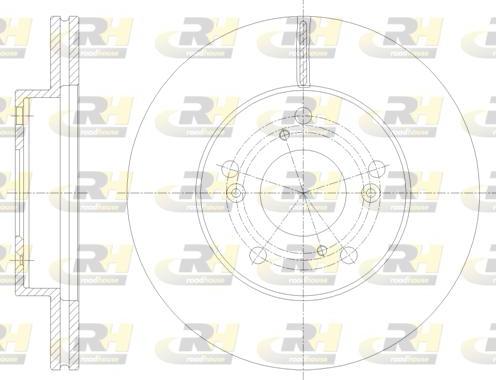 Roadhouse 62061.10 - Brake Disc autospares.lv