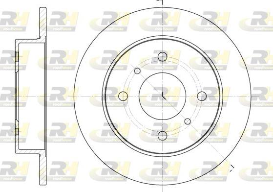 Roadhouse 6200.00 - Brake Disc autospares.lv