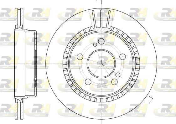 Roadhouse 62036.10 - Brake Disc autospares.lv