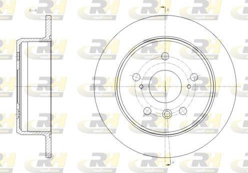 Roadhouse 62033.00 - Brake Disc autospares.lv