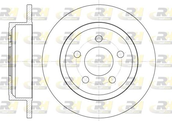 Roadhouse 62029.00 - Brake Disc autospares.lv