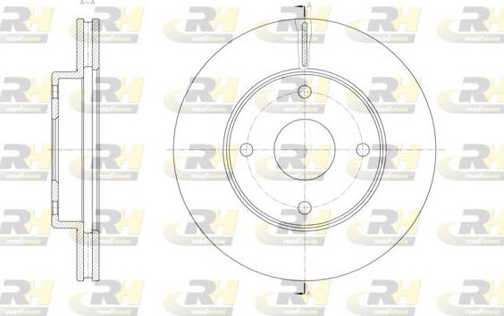 Roadhouse 62071.10 - Brake Disc autospares.lv