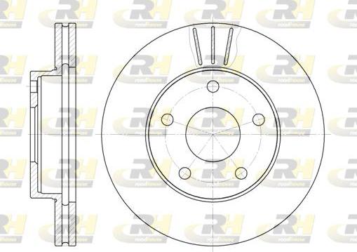 Roadhouse 6214.10 - Brake Disc autospares.lv