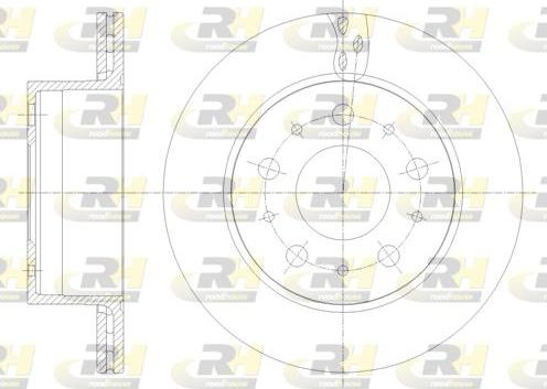 Roadhouse 62109.10 - Brake Disc autospares.lv