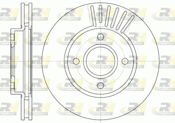 Roadhouse 6211.10 - Brake Disc autospares.lv