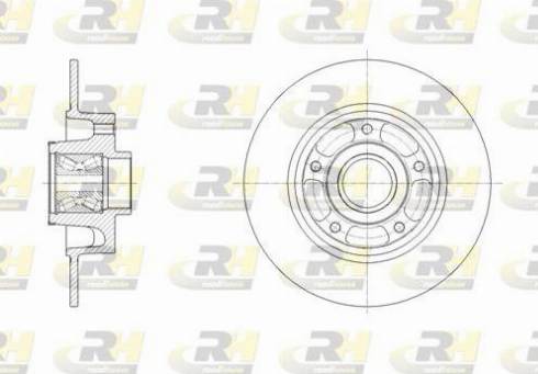 Roadhouse 62138.00 - Brake Disc autospares.lv