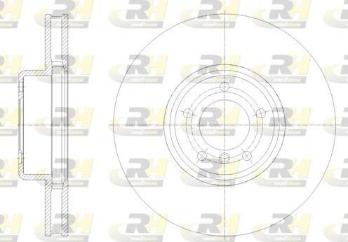 Roadhouse 62126.10 - Brake Disc autospares.lv