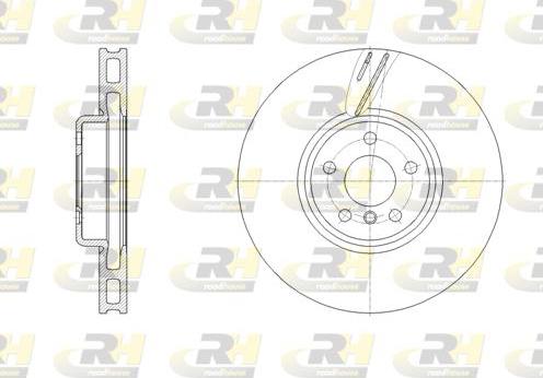 Roadhouse 62127.10 - Brake Disc autospares.lv