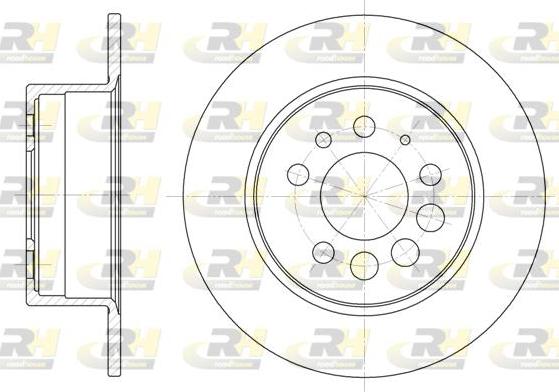 Roadhouse 6283.00 - Brake Disc autospares.lv