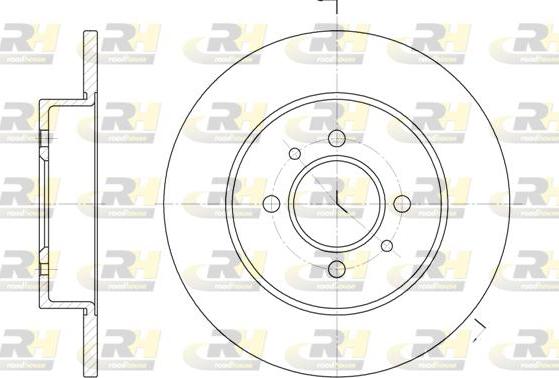 Roadhouse 6239.00 - Brake Disc autospares.lv