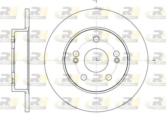 Roadhouse 6239.01 - Brake Disc autospares.lv