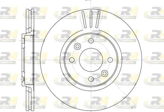 Roadhouse 6236.10 - Brake Disc autospares.lv