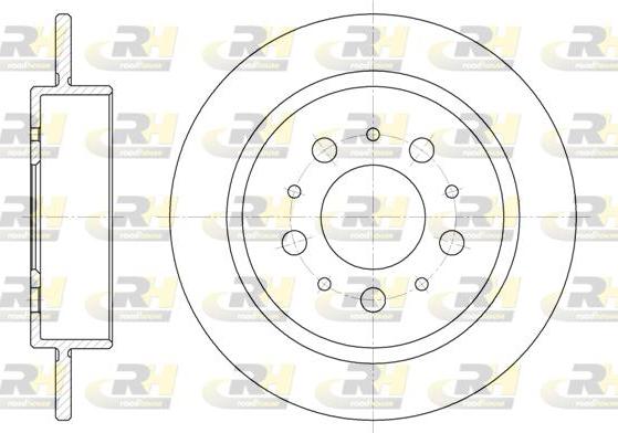 Roadhouse 6238.00 - Brake Disc autospares.lv