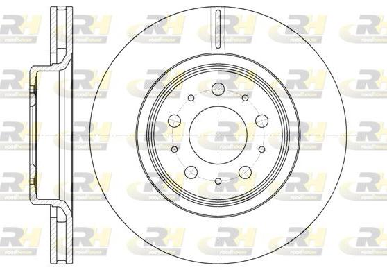 Roadhouse 6795.10 - Brake Disc autospares.lv