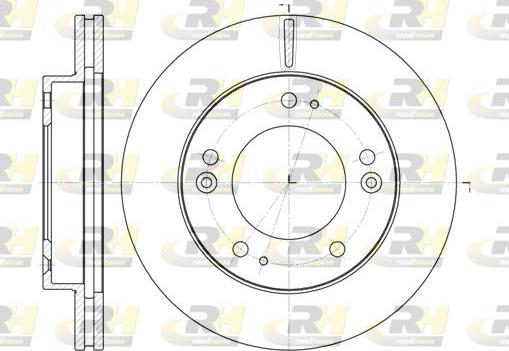 Roadhouse 6790.10 - Brake Disc autospares.lv