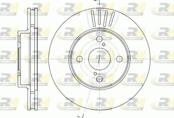 Roadhouse 6742.10 - Brake Disc autospares.lv