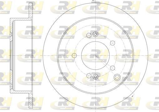 Roadhouse 6756.00 - Brake Disc autospares.lv